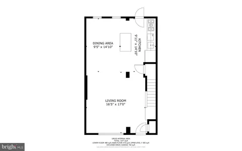 Floorplan - 4331 Sheldon Ave, Baltimore, MD 21206 photo 2 of 4