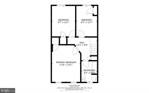 Floorplan - 4331 Sheldon Ave, Baltimore, MD 21206 photo 3 of 4