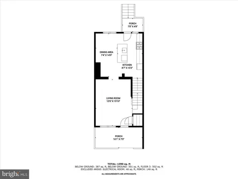 Floorplan - 614 Cheraton Rd, Baltimore, MD 21225 photo 3 of 4