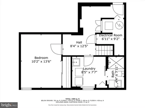 Floorplan - 516 Warner St, Baltimore, MD 21230 photo 4 of 5