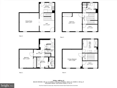 Floorplan - 516 Warner St, Baltimore, MD 21230 photo 1 of 5