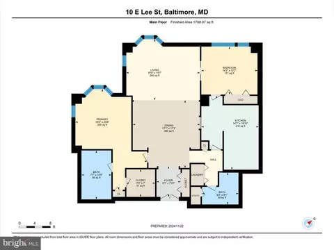 Floorplan - 10 E Lee St #2408, Baltimore, MD 21202 photo 1 of 1