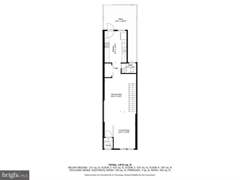 Floorplan - 1802 Barclay St, Baltimore, MD 21202 photo 3 of 5