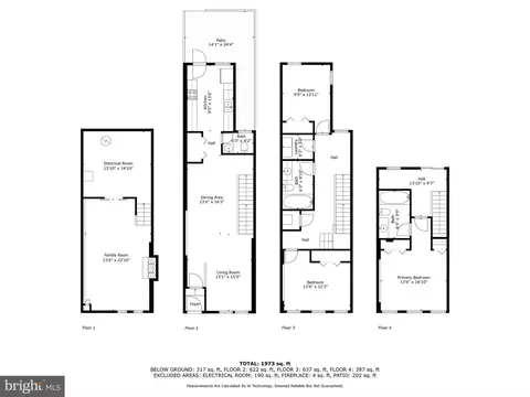 Floorplan - 1802 Barclay St, Baltimore, MD 21202 photo 1 of 5
