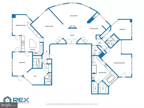 Floorplan - 100 Harborview Dr #PH1D, Baltimore, MD 21230 photo 1 of 1