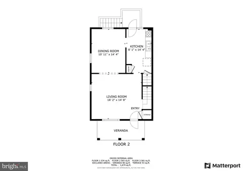 Floorplan - 1100 Andover Rd, Baltimore, MD 21218 photo 2 of 3