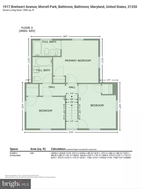 Floorplan - 1917 Breitwert Ave, Baltimore, MD 21230 photo 4 of 9