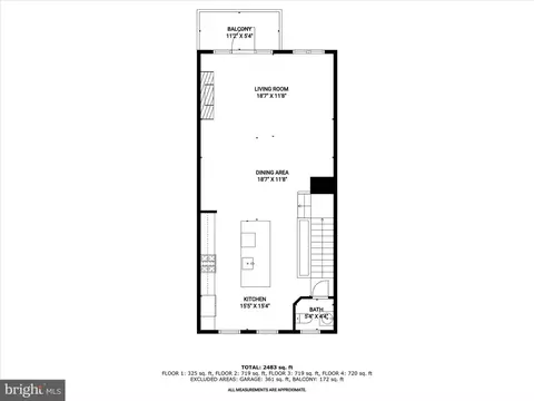 Floorplan - 2616 Lighthouse Ln, Baltimore, MD 21224 photo 2 of 5