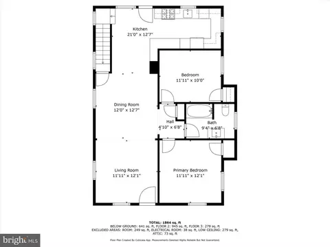 Floorplan - 5400 Mayview Ave, Baltimore, MD 21206 photo 2 of 4