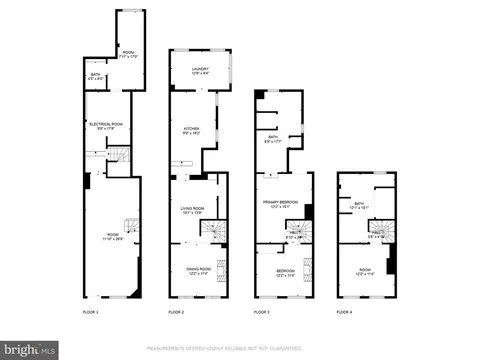 Floorplan - 1106 Cathedral St, Baltimore, MD 21201 photo 5 of 5