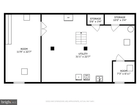 Floorplan - 3500 Fallstaff Rd, Baltimore, MD 21215 photo 3 of 3