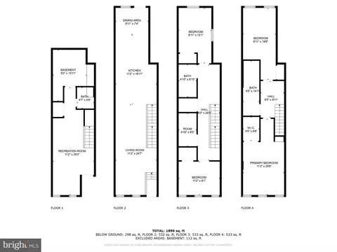 Floorplan - 322 Gilmor St, Baltimore, MD 21223 photo 1 of 5