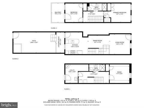 Floorplan - 131 N Decker Ave, Baltimore, MD 21224 photo 4 of 4