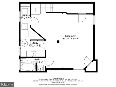 Floorplan - 841 E Belvedere Ave E, Baltimore, MD 21212 photo 3 of 4