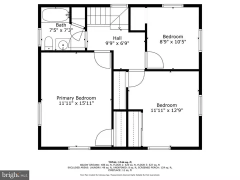 Floorplan - 841 E Belvedere Ave E, Baltimore, MD 21212 photo 2 of 4