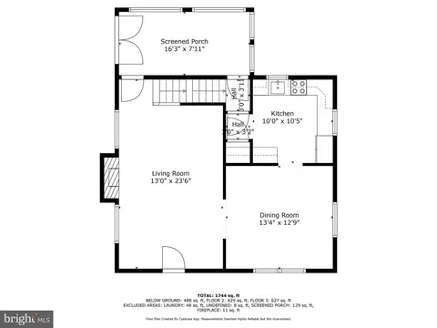 Floorplan - 841 E Belvedere Ave E, Baltimore, MD 21212 photo 1 of 4