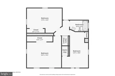 Floorplan - 3410 Hamilton Ave, Baltimore, MD 21214 photo 2 of 4