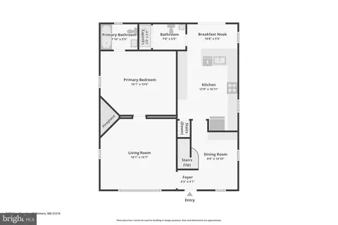 Floorplan - 3410 Hamilton Ave, Baltimore, MD 21214 photo 1 of 4