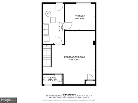 Floorplan - 5826 Leith Walk, Baltimore, MD 21239 photo 3 of 4