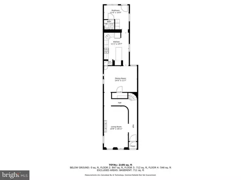 Floorplan - 104 S Gilmor St, Baltimore, MD 21223 photo 1 of 5