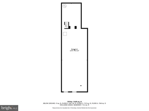 Floorplan - 104 S Gilmor St, Baltimore, MD 21223 photo 3 of 5