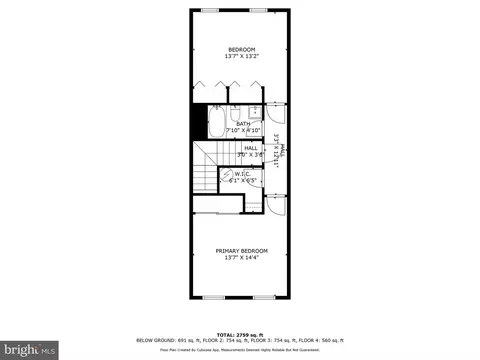 Floorplan - 312 E 22nd St, Baltimore, MD 21218 photo 4 of 5