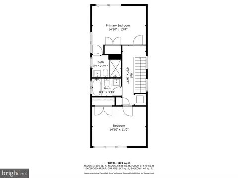 Floorplan - 1518 Baldwin St, Baltimore, MD 21211 photo 3 of 4