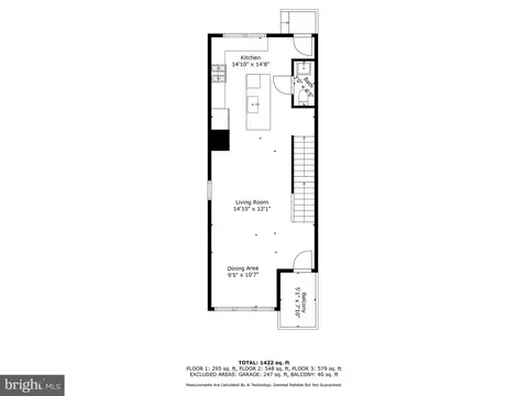 Floorplan - 1518 Baldwin St, Baltimore, MD 21211 photo 2 of 4