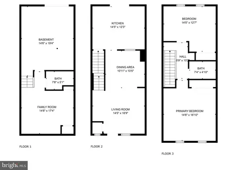 Floorplan - 1625 E 32nd St, Baltimore, MD 21218 photo 1 of 1