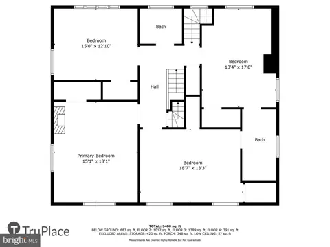 Floorplan - 208 Edgevale Rd, Baltimore, MD 21210 photo 3 of 5