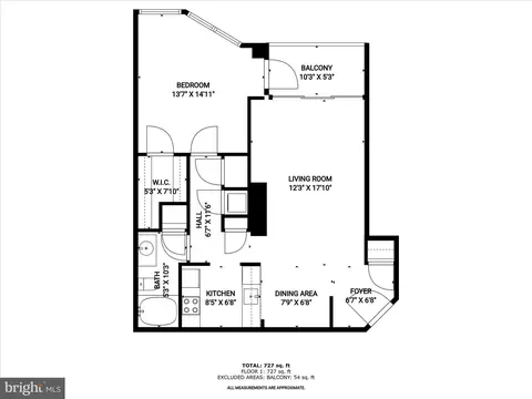 Floorplan - 100 Harborview Dr #1008, Baltimore, MD 21230 photo 1 of 2