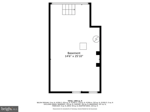 Floorplan - 1308 William St, Baltimore, MD 21230 photo 4 of 6