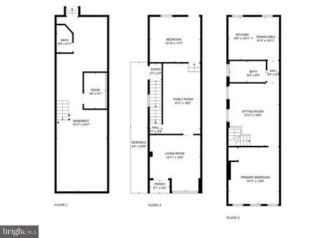 Floorplan - 1819 E Federal St, Baltimore, MD 21213 photo 1 of 4