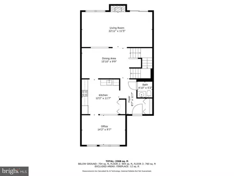 Floorplan - 4320 Roland Spring Dr, Baltimore, MD 21210 photo 1 of 4