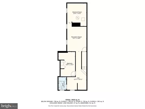 Floorplan - 25 S Calhoun St, Baltimore, MD 21223 photo 2 of 5