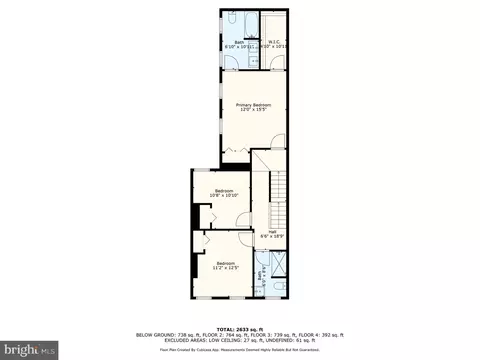 Floorplan - 25 S Calhoun St, Baltimore, MD 21223 photo 4 of 5
