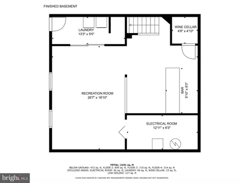 Floorplan - 709 Dryden Dr, Baltimore, MD 21229 photo 4 of 5