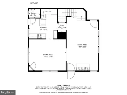 Floorplan - 709 Dryden Dr, Baltimore, MD 21229 photo 1 of 5