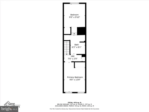 Floorplan - 623 S Durham St, Baltimore, MD 21231 photo 2 of 3