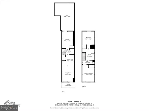 Floorplan - 623 S Durham St, Baltimore, MD 21231 photo 3 of 3
