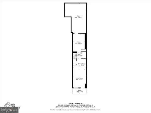 Floorplan - 623 S Durham St, Baltimore, MD 21231 photo 1 of 3