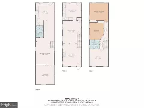 Floorplan - 608 W 38th St, Baltimore, MD 21211 photo 4 of 4