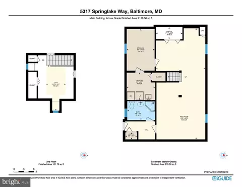 Floorplan - 5317 Springlake Way, Baltimore, MD 21212 photo 2 of 6