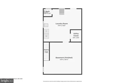 Floorplan - 1100 Cedarcroft Rd, Baltimore, MD 21239 photo 3 of 4