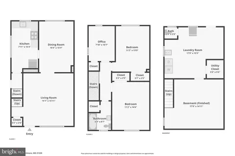 Floorplan - 1100 Cedarcroft Rd, Baltimore, MD 21239 photo 4 of 4