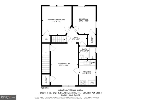 Floorplan - 1123 Gleneagle Rd, Baltimore, MD 21239 photo 2 of 3