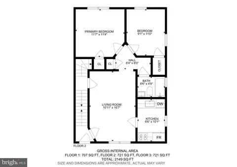 Floorplan - 1123 Gleneagle Rd, Baltimore, MD 21239 photo 1 of 3