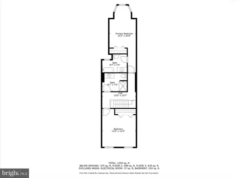 Floorplan - 2912 E Baltimore St, Baltimore, MD 21224 photo 3 of 4