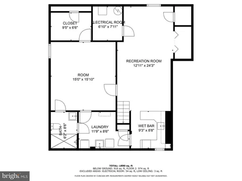 Floorplan - 3801 Cedarhurst Rd, Baltimore, MD 21206 photo 2 of 2