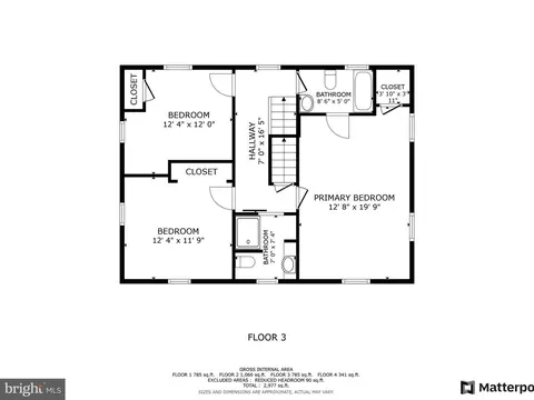 Floorplan - 207 Cedarcroft Rd, Baltimore, MD 21212 photo 3 of 5